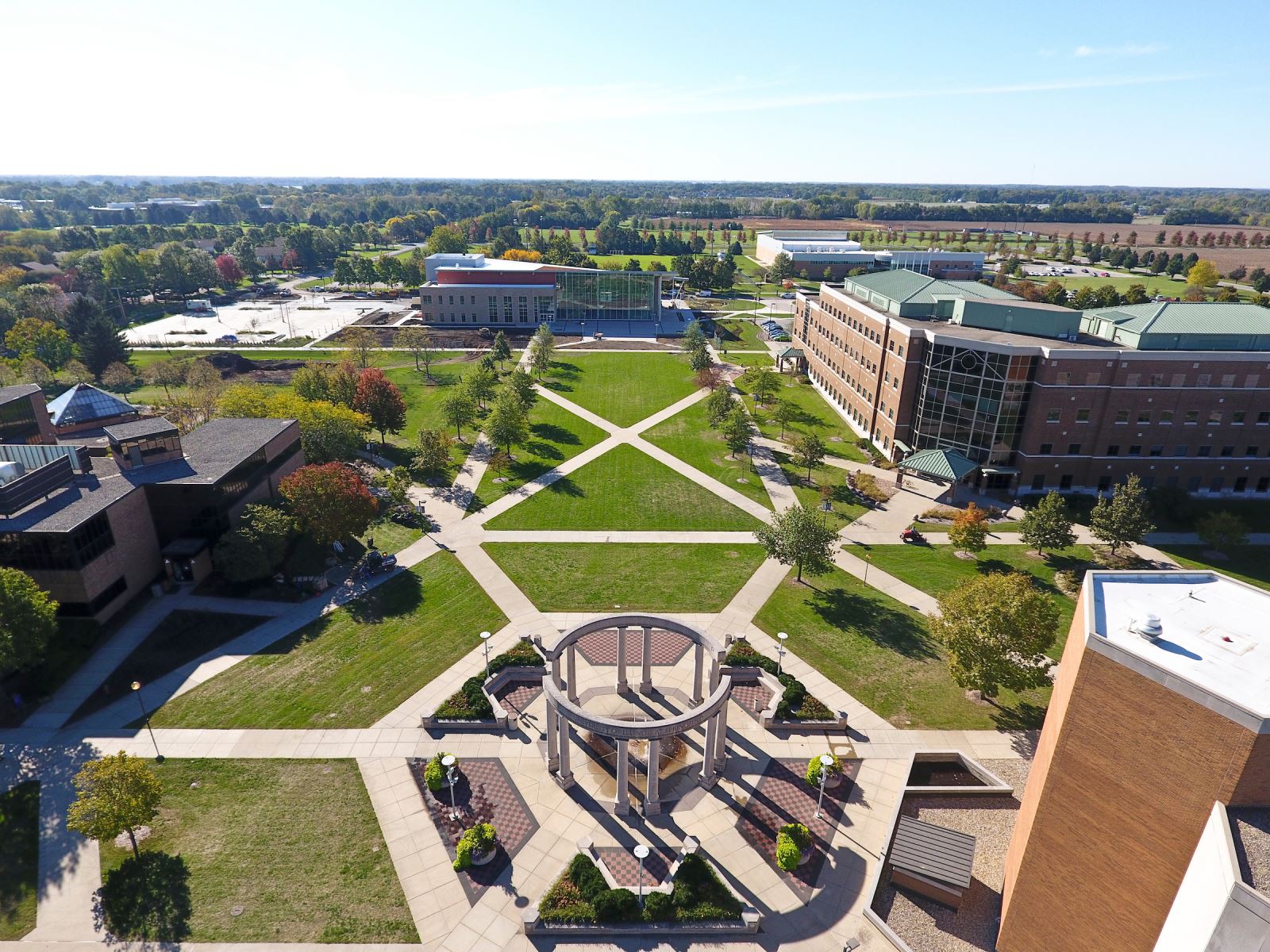 UIS Campus aerial photo