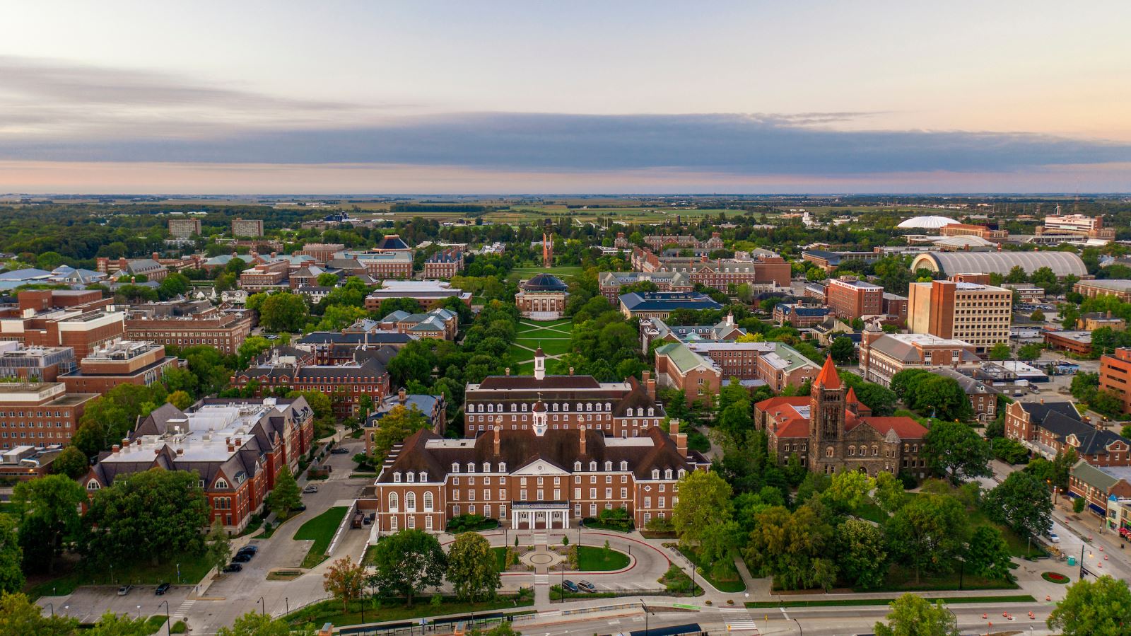 UIUC Campus aerial photo