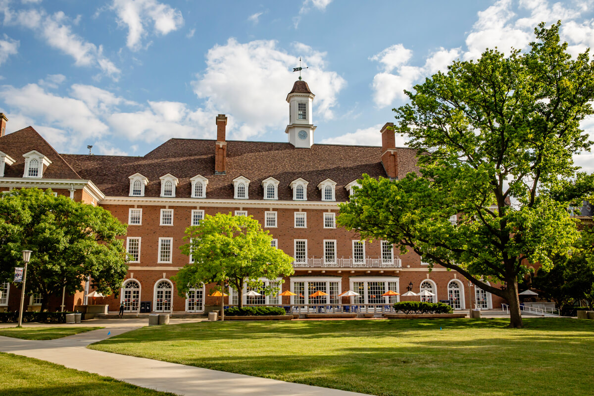 The Illinois Union exterior on the UIUC campus