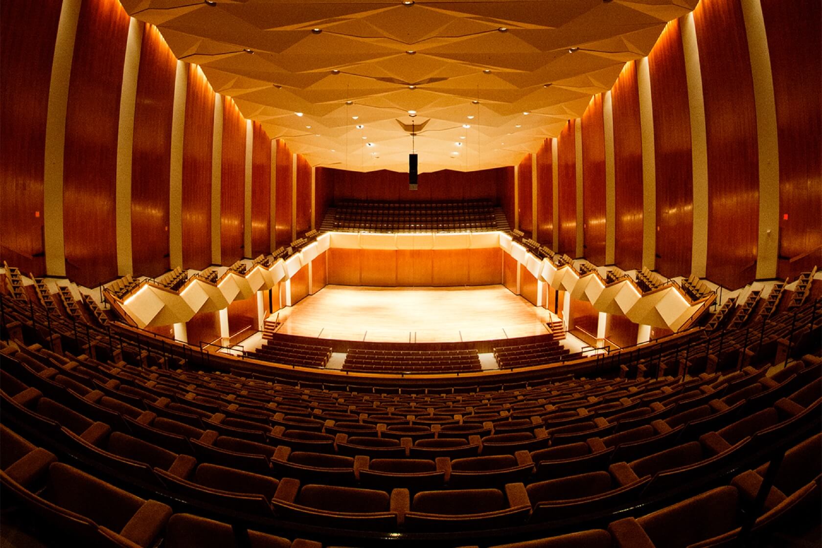 Interior of Krannert Theater for the Performing Arts